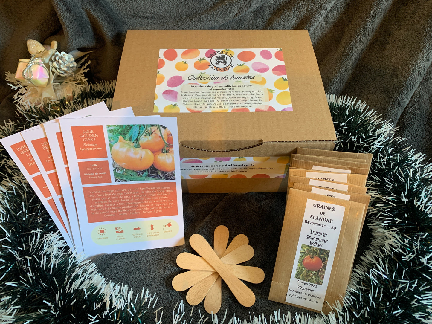 Coffret Cadeau Graines Collection de tomates - retrait uniquement