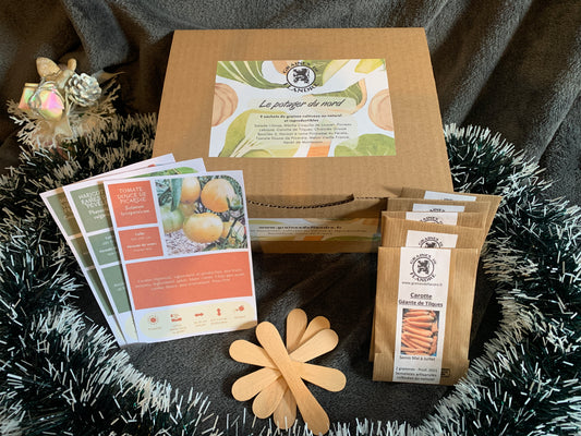 Coffret Cadeau Graines Potager du Nord - retrait uniquement