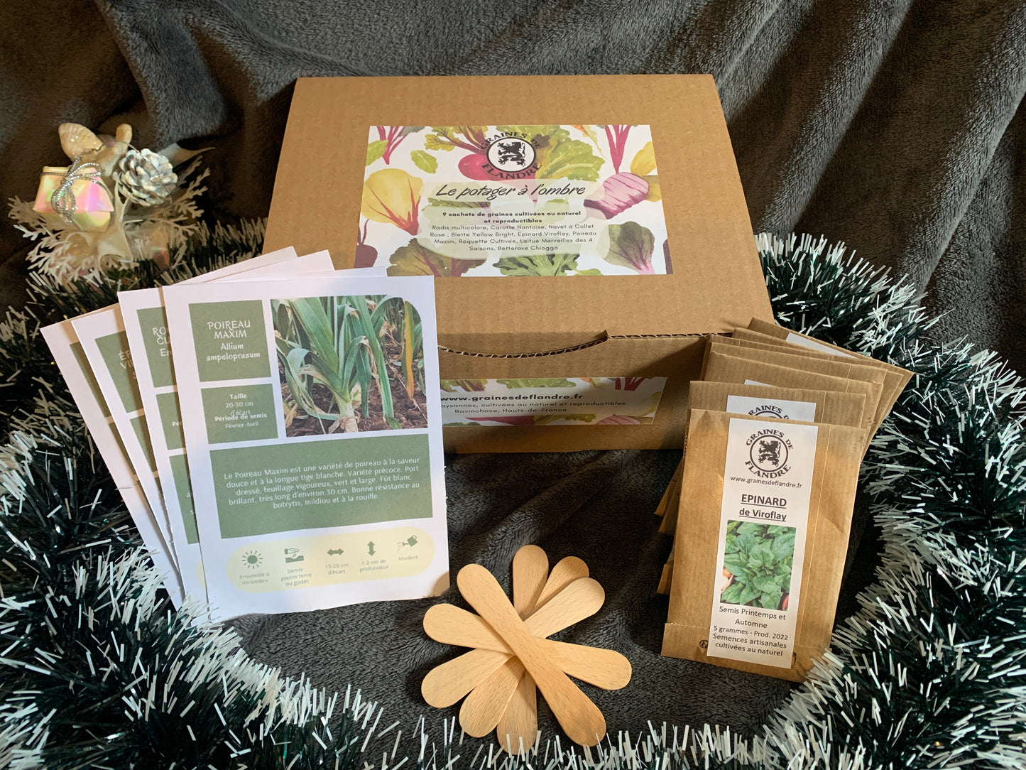 Coffret Cadeau Graines Potager à l'ombre - retrait uniquement