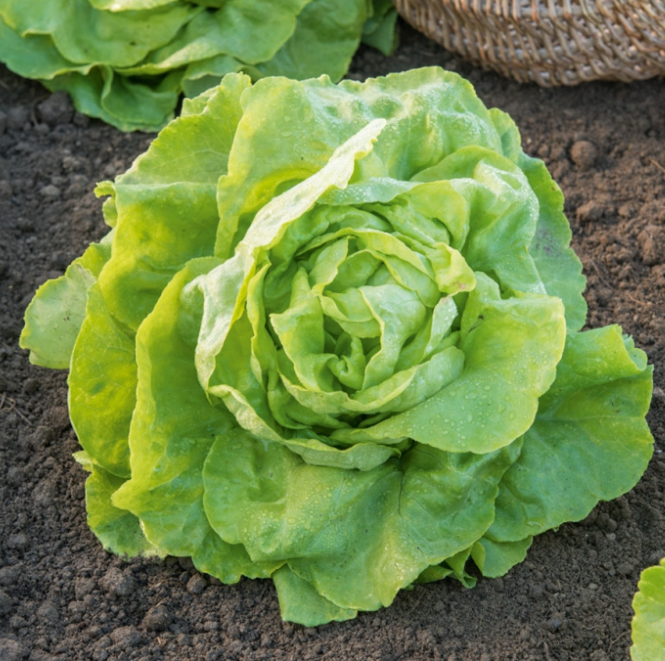 (Lactuca sativa)  Variété à la pomme vert clair très volumineuse. Ses feuilles sont fines, lisses, tendres et croquantes. Elle peut être cultivée au printemps et en été. Elle se consomme crue, en salade ou cuite, braisée  Semis Avril à Août